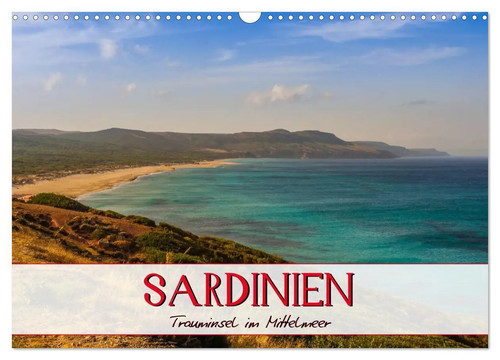 Sardinien panoramakalender - sardinien, /
