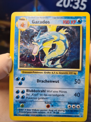 Garados base set - garados, deutsch