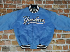 *STARTER USA VINTAGE BASEBALL USA JACKE*NEW YORK YANKEES*BABY BLAU*GR XL*TIP TOP