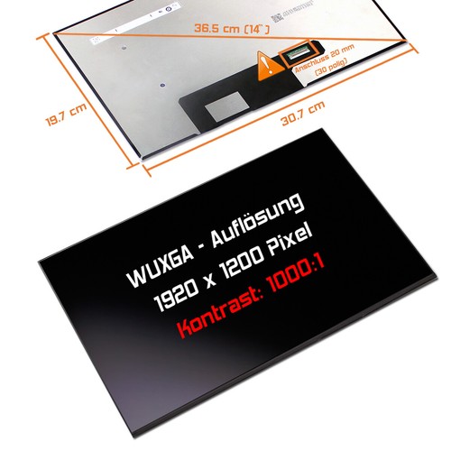 Led display matt - 14", für