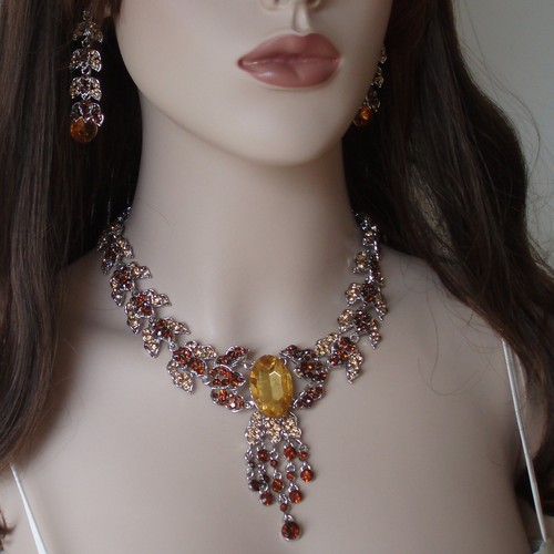 Collier ohrringe set - collier,