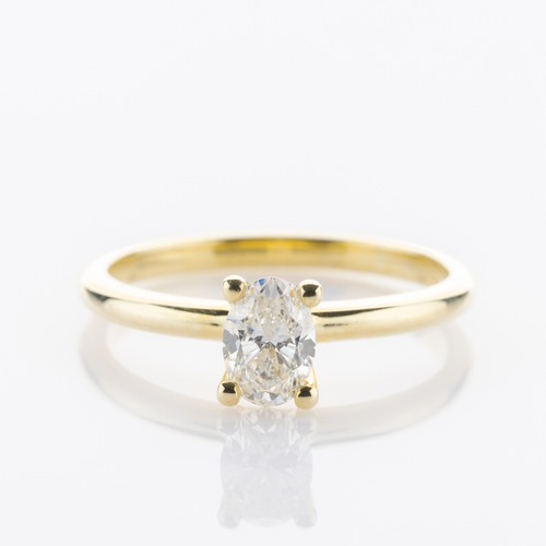 Ring aus 585er gelbgold mit - ring,