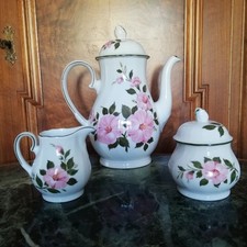 Winterling Porzellan Kaffeeservice 3tlg–Kaffeekanne -Zuckerdose- Milchkännchen