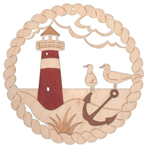 Fensterbild leuchtturm - fensterbild,