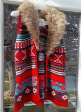 Strick Weste Fellkragen H&M