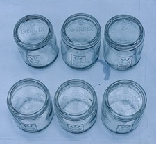 6 alte GERRIX Einmachgläser ~  1 Liter ~ Rillenglas ~ Dekoglas ~ Vintage ~