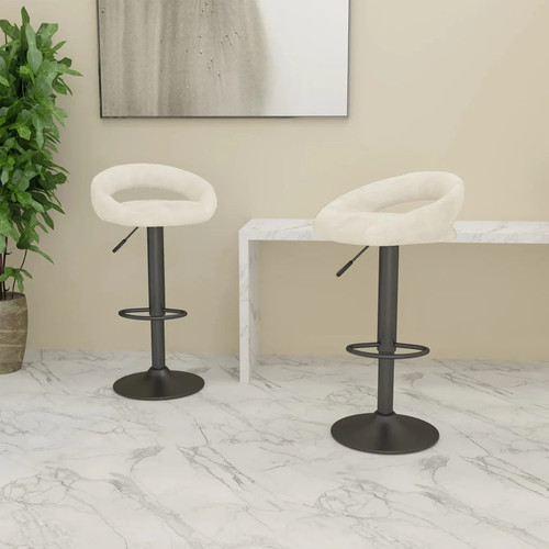 Vidaxl barhocker stk creme - stk.,