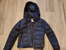 Schwarze Steppjacke von Pimkie Gr.S warm gefüttert mit Kapuze warm top Zustand