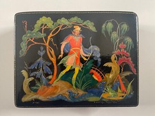 Russisches Palekh Schmuckkästchen 1969