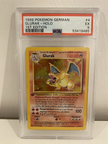 Psa pokemon glurak holo - psa,