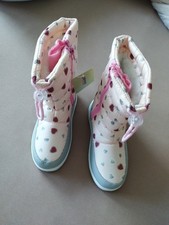 Mädchen Warm Winterschuhe Gefütterte Schneestiefel  Gr. 31 NEU