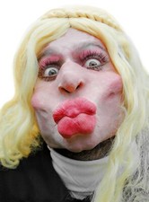 Big Lips Maske - Halloween Fasching Kostüm Gesichtsmaske - Eine lustige Maske