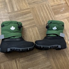 Indigo Canadians Kinder Stiefel Schneestiefel TEX Winterboots gefüttert grün NEU