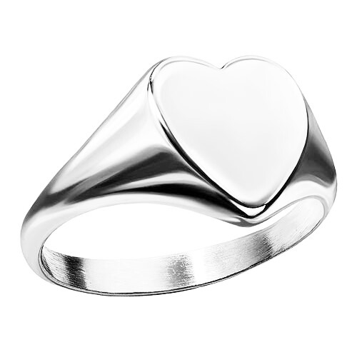 Damen herz ring - damen, siegelring