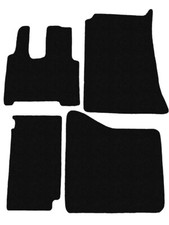 Schwarz Fußmatten Velour für