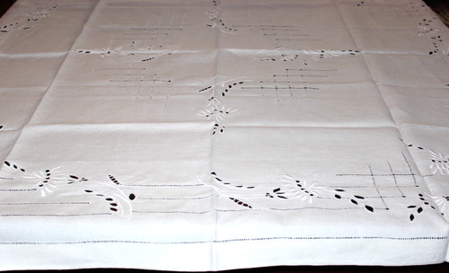 Tischdecke 30x 30m weiß - tischdecke, 1,30m