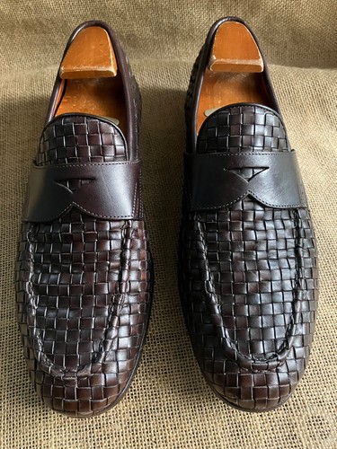 Santoni herren braun gewebt - braun,