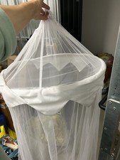 Baldachin für babybett mit - baldachin,