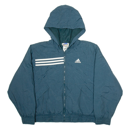 Adidas herrenjacke blau - blau, nylon