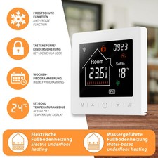 Thermostat Raumthermostat Heizungssteuerung WiFi Smart Fußbodenheizung Bluetooth