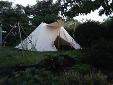 6x4m Sachsenzelt Mittelalter Larp Ritter Wikinger Normannen Zelt