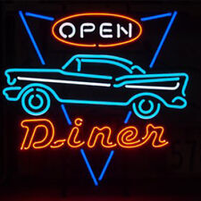 19"x15"Diner Open Neonschild