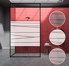 29,80€/m² Milchglasfolie Glasdekor Folie Sichtschutz FD0037 Dusche Glaswand Bad