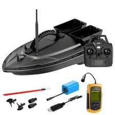 RC-Köderboot 500M 2 Hopper GPS Futterboot Fischköderboot Angel Boot 5200mAh