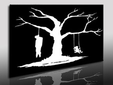 Leinwandbild Banksy Graffiti