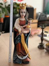 Handgeschnitzte madonna mit - madonna,