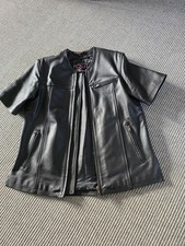 Lederweste Rindleder. Gr. XL