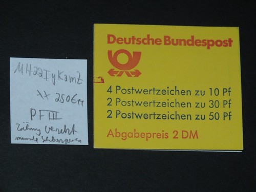 Brd markenheftchen 22 - brd,