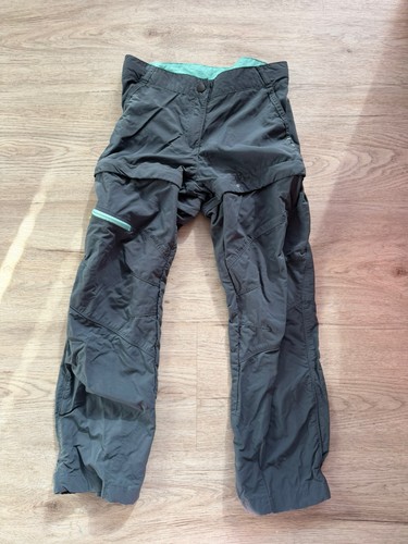 Wanderhose jungen grau türkis - wanderhose,