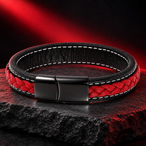 Lederarmband herren damen - lederarmband,
