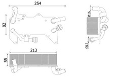 Oil cooler, automatic