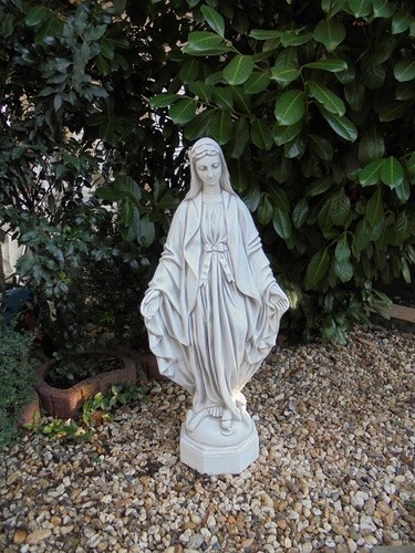 Steinfigur heilige maria - steinfigur, "heilige
