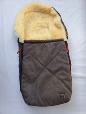 KAISER  EMMA Babyschalenfußsack Lammfell Fußsack Braun