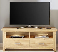 TV Lowboard Fernseher Unterschrank Eiche Fernsehtisch Board mit Stauraum Canyon