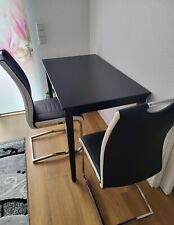 Wunderschöne Wayfair Essstühle in Kunstleder schwarz-weiß WIE NEU !!
