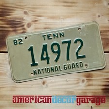 USA Nummernschild/