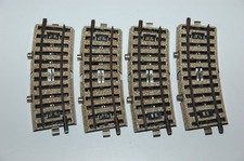Märklin H0  4 x  Schaltgleis  5147  gebogen  M-Gleis