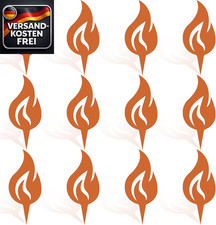 Edelrost Flamme Weihnachtsdeko