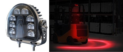 Rote led lichtleiste - 1x,