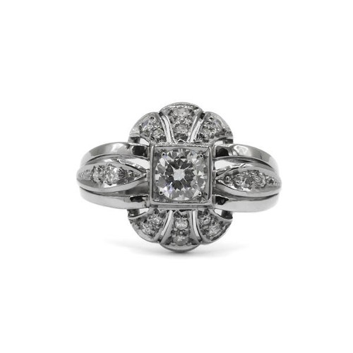 Ring mit brillant und - mit,