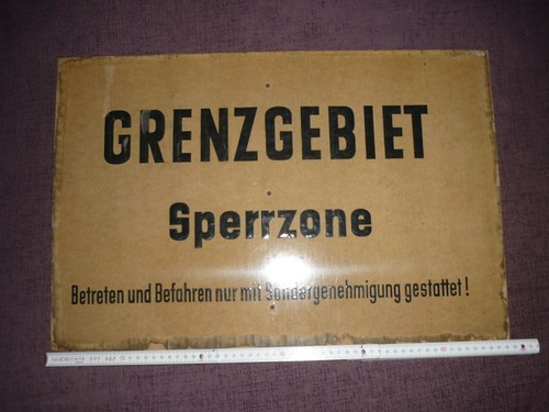 Grenzgebiet sperrzone - sperrzone,