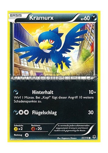 Pokemon 119 kramurx - 51/119,