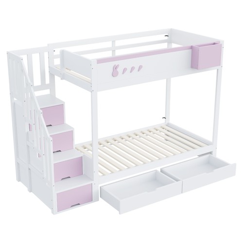 Sonnenh etagenbett weiß - etagenbett, 90