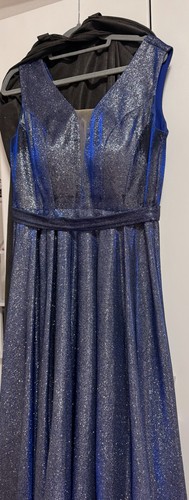 Vier damen abendkleid blau - abendkleid,