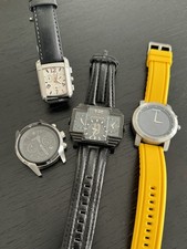 Marken Herrenuhren Konvolut Sammlung /2x Fossil /  Festina / Police *** / TOP