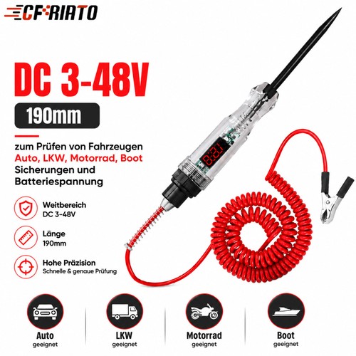 48v led 190mm auto kfz - dc,